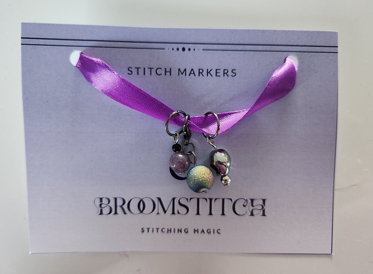 Stitch Markers (Blues)