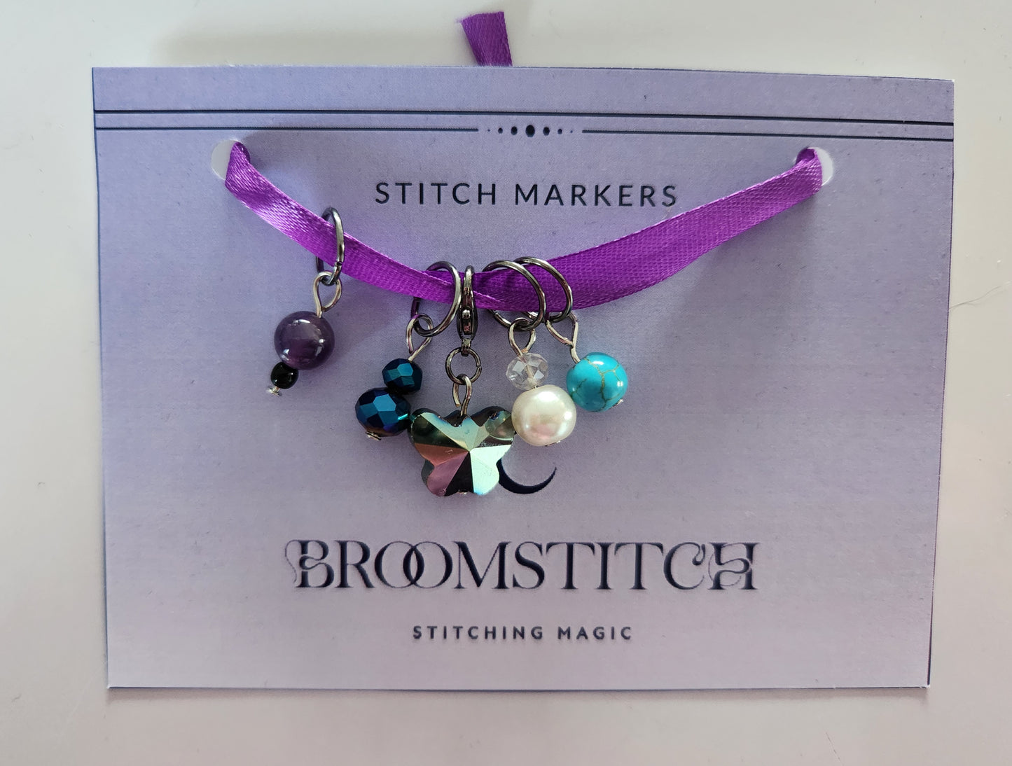 Stitch Markers (Blues)