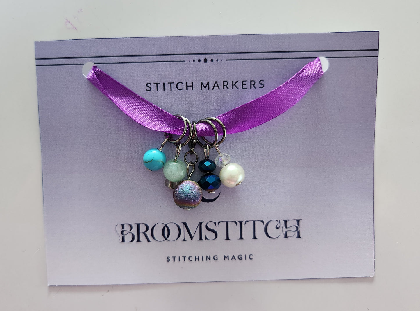 Stitch Markers (Blues)