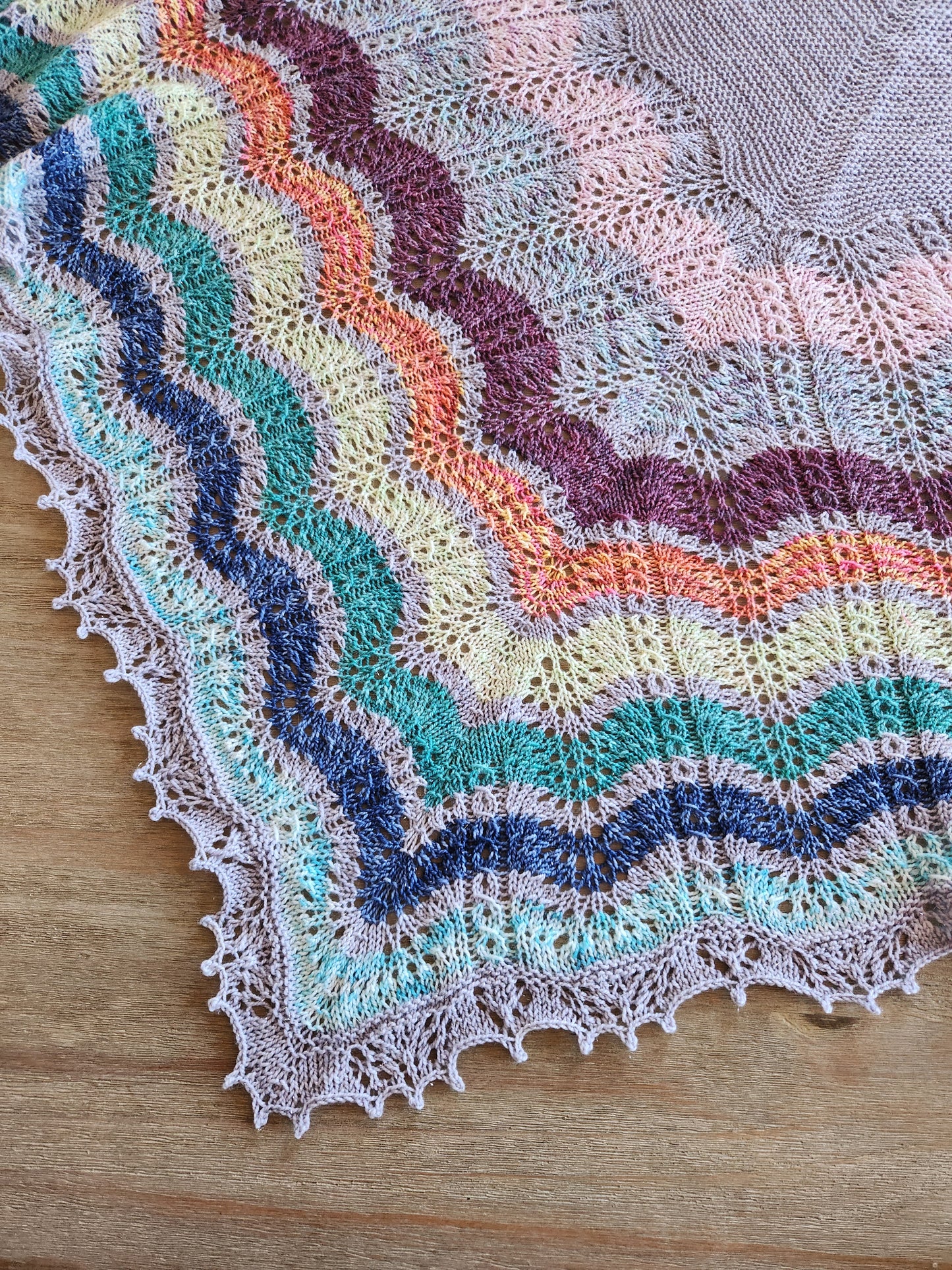 Knit Banrigh Shawl Pattern - Coming Soon - Preorder now!