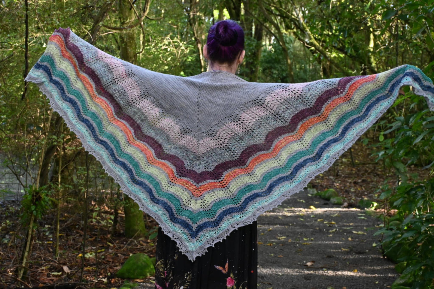 Knit Banrigh Shawl Pattern - Coming Soon - Preorder now!