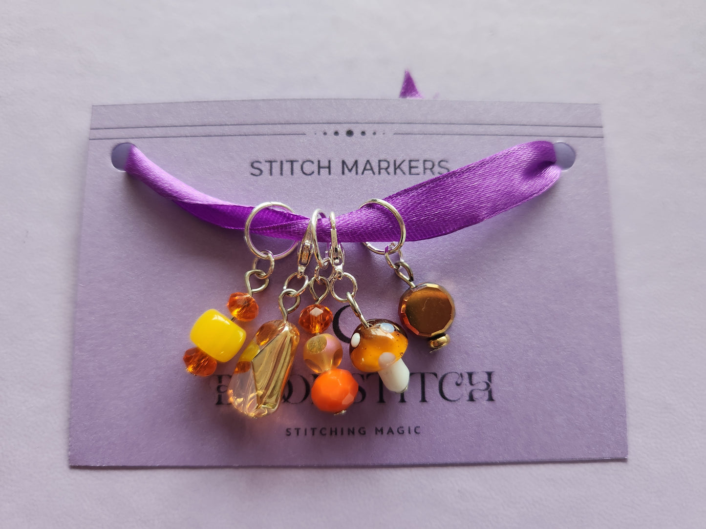 Stitch Markers (Oranges)