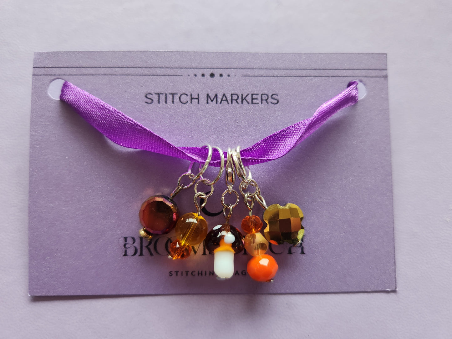 Stitch Markers (Oranges)