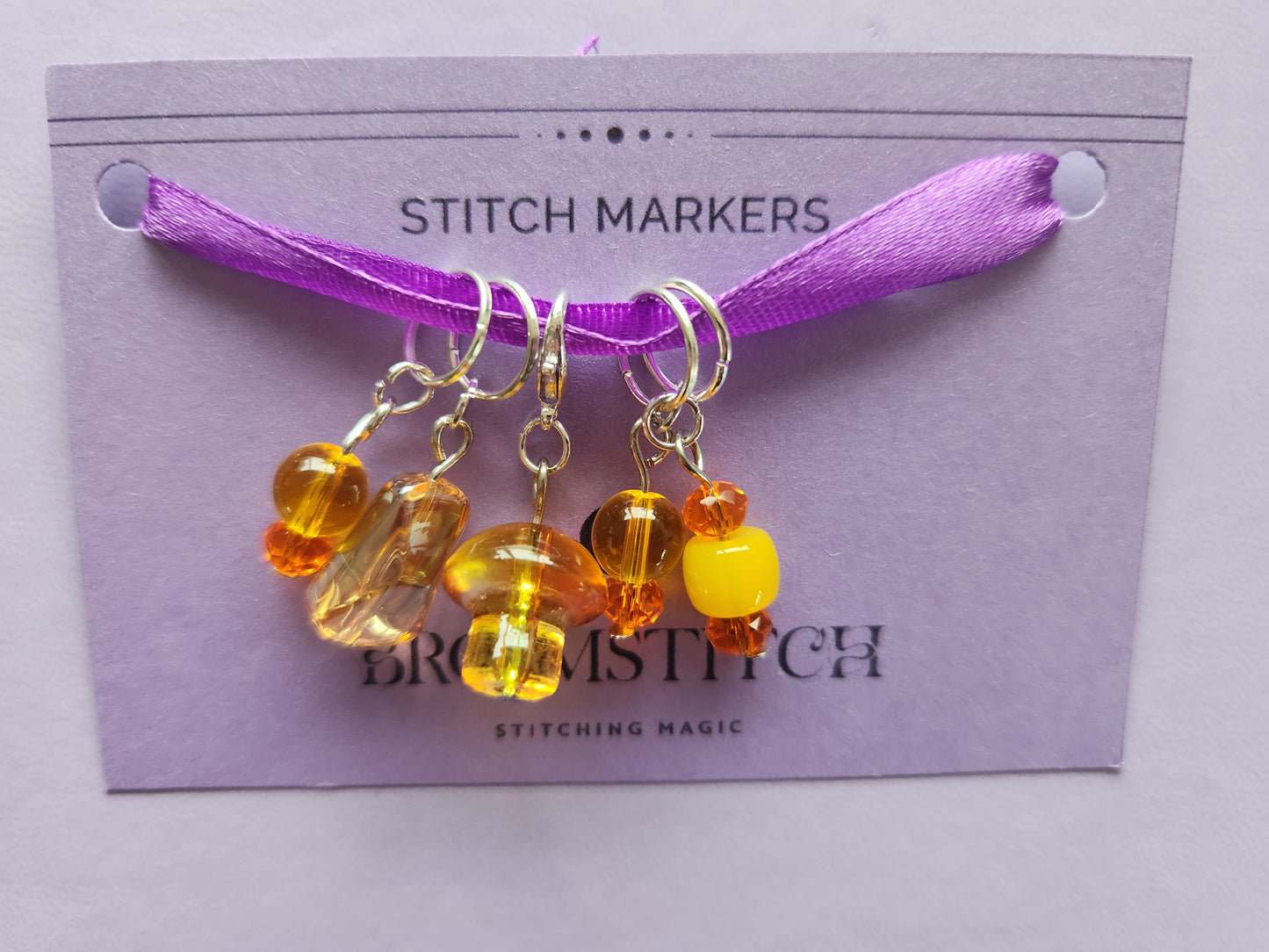 Stitch Markers (Oranges)