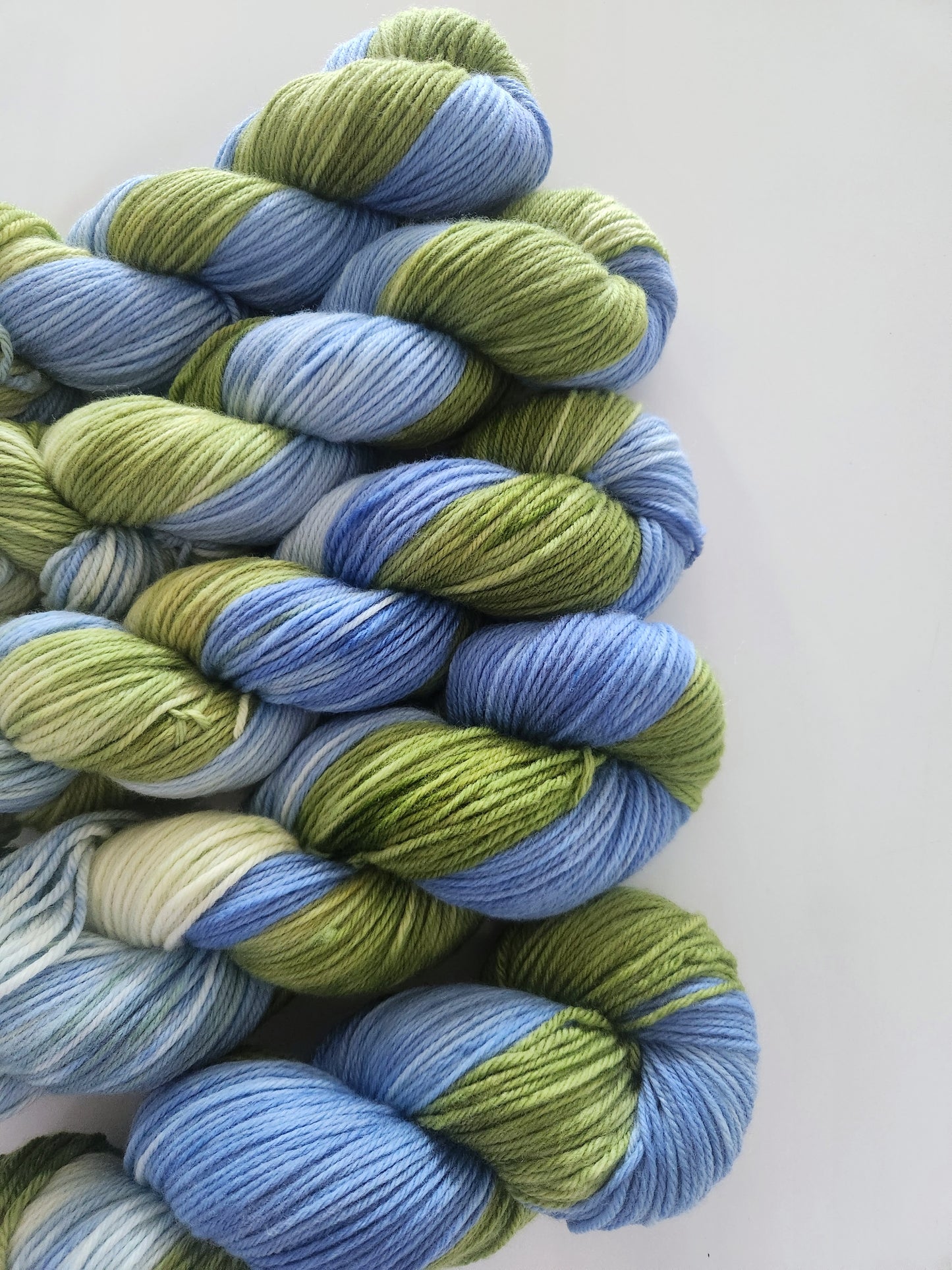 One Green Eye, One Blue - The Magic We Inherit Collection - Hand Dyed Yarn