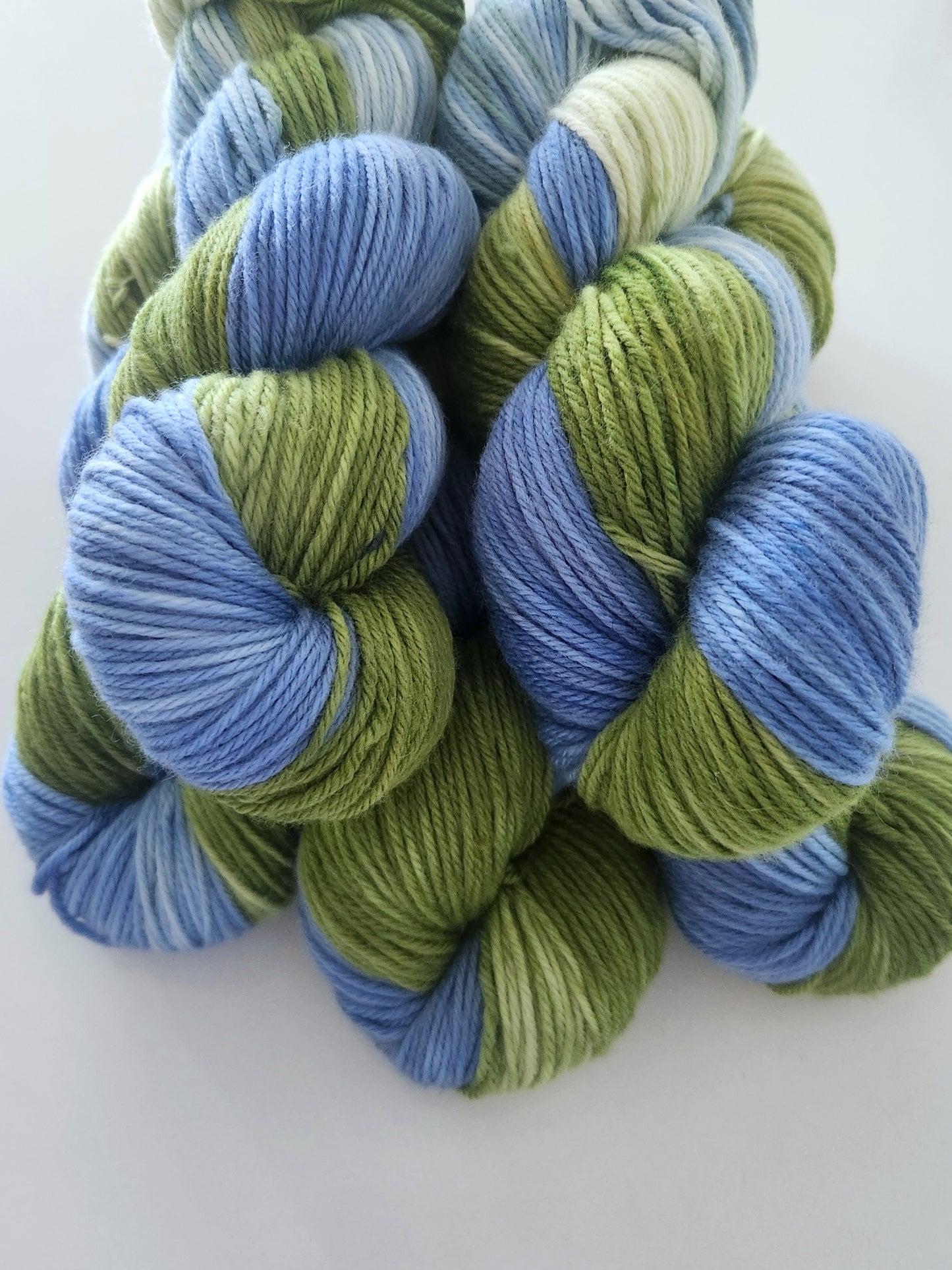 One Green Eye, One Blue - The Magic We Inherit Collection - Hand Dyed Yarn