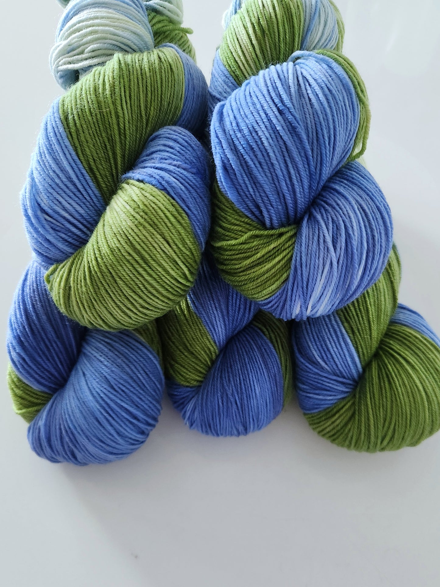 One Green Eye, One Blue - The Magic We Inherit Collection - Hand Dyed Yarn