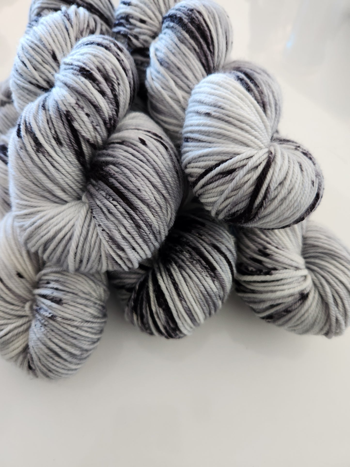 Black Salt - Hand Dyed Yarn