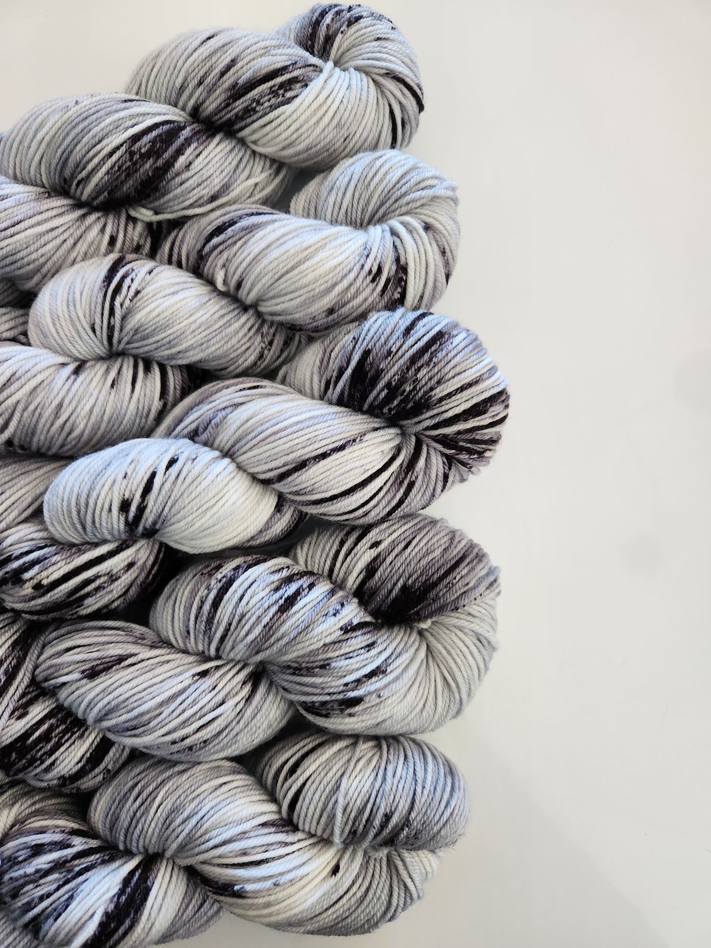 Black Salt - Hand Dyed Yarn