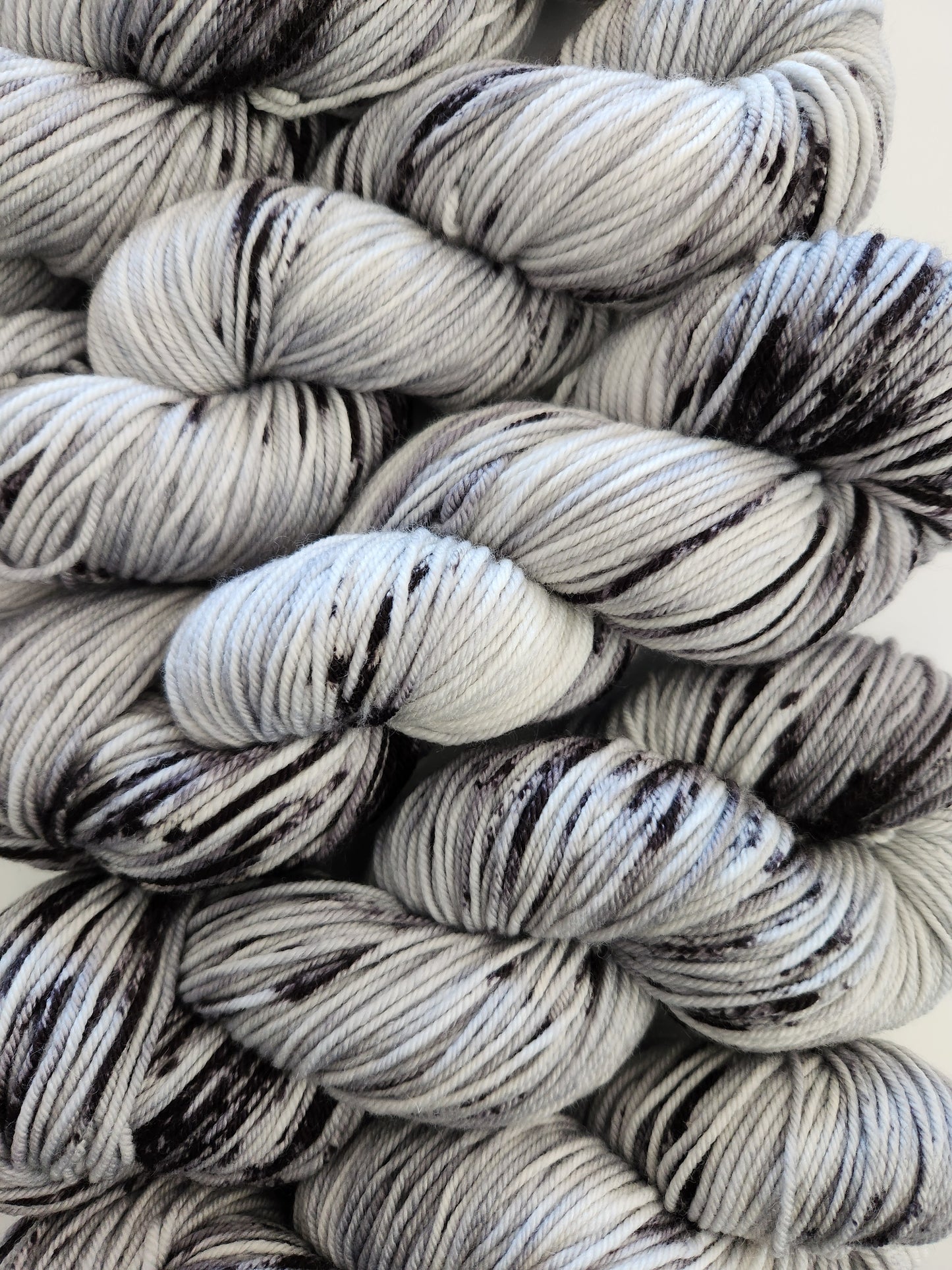 Black Salt - Hand Dyed Yarn